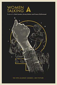 第95届奥斯卡最佳影片十部提名作品艺术海报