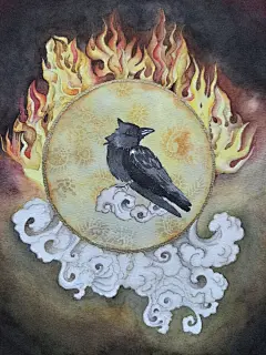 金乌 图片大全-金乌 高清好看的图片--花瓣新野_的画板
