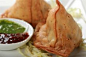 Vegetable Samosas from Chutney's Queen Anne in Seattle, WA