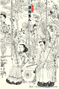 《白描大师查加伍作品欣赏》

香莲满座芙蓉屏，说透传奇唱透情。 悲喜无限吴语软，诸宫调后又新声。
