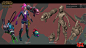 Slayer Jinx, Duy Khanh Nguyen : Riot Games - League of Legend - Slayer Jinx (Roll down for 3D viewer :) 
This is a very challenging job but I got help from amazing concept artists and the team. I used a lot from Jinx base sculpt by Lee Strauss http://lero