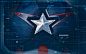 General 2560x1600 The Avengers Avengers: Age of Ultron superhero lines technology Captain America stars blue background interfaces