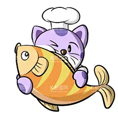 手绘猫  - 源文件下载【酷图网】手绘猫,猫,手绘,宠物,动物,元素,插画,卡通猫,金渐层,萌宠,猫咪