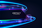 彩色绚丽科技动感霓虹光效通讯线条海报背景AI矢量设计素材AJ2102-淘宝网