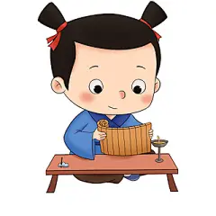 儿童 古代 看书 人物 卡通 其他看书元素