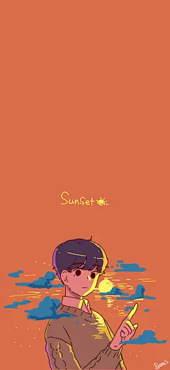 超好看的男生插画壁纸壁纸无水印​​​