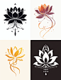fengtiantian_Lotus_flower_silhouette_logo_simple_perfect_shape__946d1320-6da2-464b-9ac4-2c0fb3945a6b