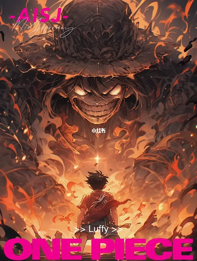 Ai绘画｜海贼王壁纸 ☠️旗帜即信念-草...