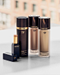 Photo by TOM FORD BEAUTY on July 12, 2023. May be an image of one or more people, lipstick, makeup, fragrance, cosmetics, bottle, perfume, hand cream and text.