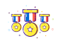Olympic Medal - Sticker Mule