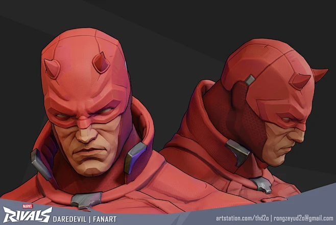 Fanart | Marvel Rivals Daredevil -花瓣网