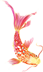 春节国潮风完整插画B-锦鲤
