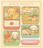 867 curtidas, 6 comentários - Faith Varvara (@faithvarvara) no Instagram: “More Bento Buddies! I decided to arrange them a bit differently than to how I was doing it before…”