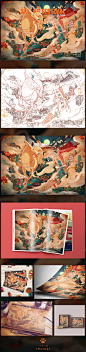 新年贺图·祝大家新春快乐_插画_商业插画_寄东寄哪里 - 原创作品 -  ()