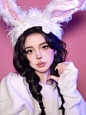 看我眼睛里有兔子耶✨