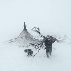 烤肉酱=v=采集到雪-场景气氛-氛围图