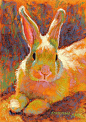 Sunny Bun by Rita Kirkman Pastel ~ 7 x 5 inches