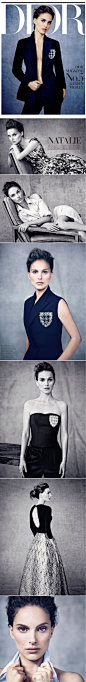 奥斯卡影后娜塔莉·波特曼登上最新的《Dior Magazine》拍摄时尚大片，优雅气质高贵冷艳。