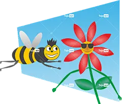 蜜蜂 花卉背景 熊蜂 花壁纸 昆虫 开花 花 授粉 飞行 咧嘴