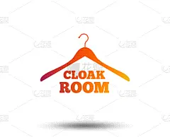 剧场衣帽间,挂衣架,标志,衣柜,图标,疤,形状,几何形状,概念