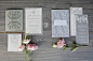 Luxe Spanish Wedding Invitation Suite featuring a silver foiled invitation and laser cut Amor Sleeve. By Alchemy Fine Events | www.alchemyfineevents.com