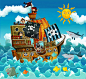 pirate ship by honeyflavourcom