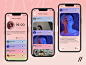 Dating Mobile iOS App by Kristina Taskaeva for Purrweb UI/UX Agency on Dribbble