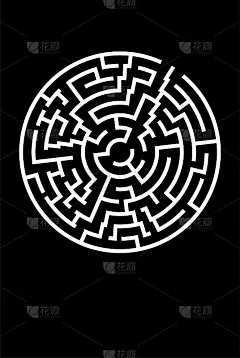 最小海报与圆形迷宫。向量BG。决策的概念