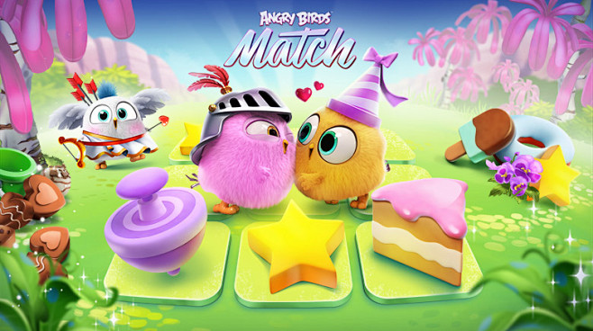 “Angry Birds Match”的...