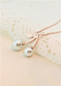 韩版时尚气质樱桃珍珠项链