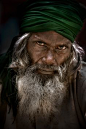 Street portrait, Old Delhi, India, by Ian Mylam.