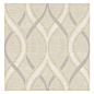 Fine D?cor - Frequency Beige Ogee Wallpaper Swatch - Wallpaper