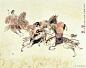 父亲罗远潜1993年画的马，图6作于1999年。