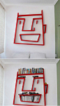 好有爱的书架+墙面装饰，