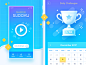 Sudoku Game Design logic iphone x trophy interface ux ui design clean game sudoku app