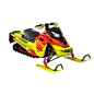 Снегоход Renegade X-RS 800 E-TEC Красно-желтый 2015