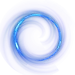 蓝色光圈 光效
