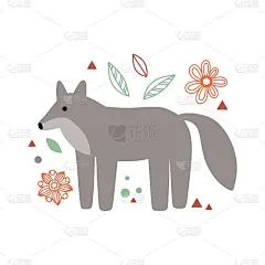 狼插图