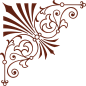 欧式复古古典巴洛克边框花纹纹理免抠PNG透明背景图案 AI矢量素材 (32)