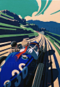 Tim Layzell's Graphic Style Captures Sheer Speed - Petrolicious