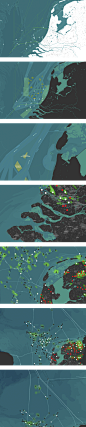 North Sea map on Behance