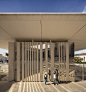 Outdoor Altar in the Prayer Area by Paula Santos Arquitectura : An architectural intervention that has a grand scenographic importance in a sacred place
