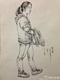 段强_线性速写的照片 - 微相册