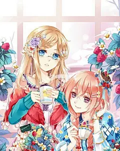 洛书清新少女插画作品欣赏|CG窝插画原画
