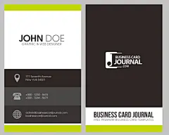 美容创意简约名片模版