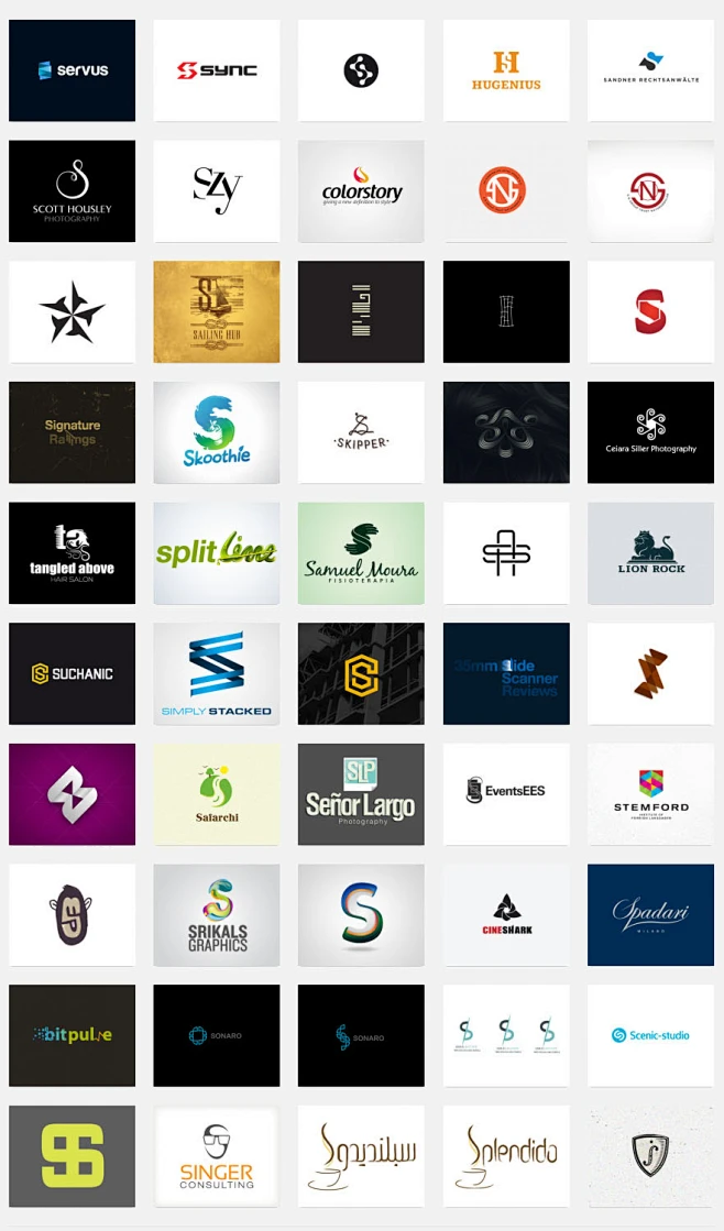 关于字母S的LOGO _平面设计_标志设计_设计秀高手-花瓣网