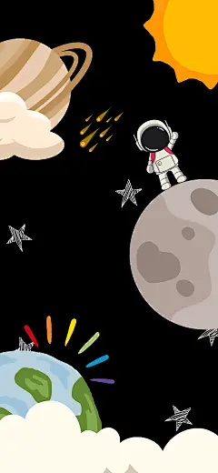 插画 手机壁纸 背景图