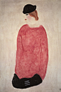 常玉 SANYU｜作品 Works
CR55   红衣女子
1940年代，油画 画布 70x47公分
以中文及法文签于右下方
http://www.artofsanyu.org/
