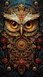 Medieval heraldic with an eye and powerful symbols byJames C. Christensen and Callie Fink, intricate details, 8K