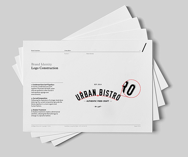 Urban Bistro餐馆品牌视觉设计...